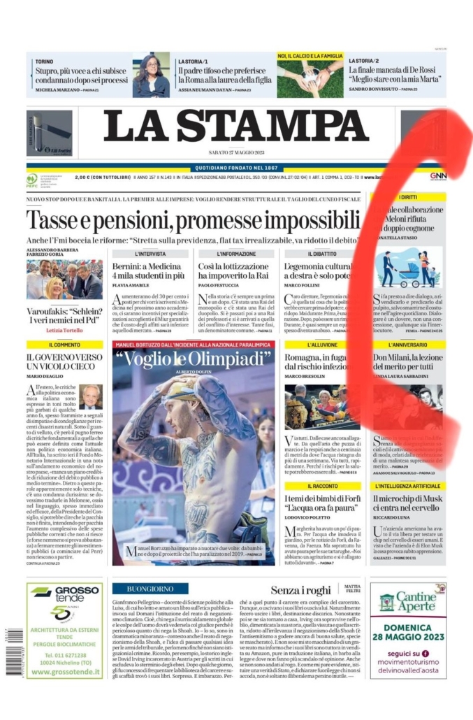 La Stampa 27/05