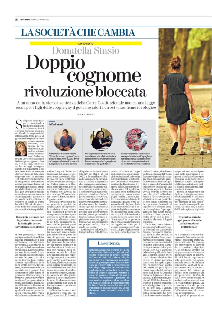 La Stampa 27/05